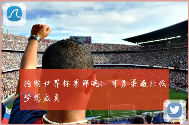 抢购世界杯票那晚：可靠渠道让我梦想成真