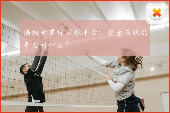 揭秘世界杯买球平台：安全正规的平台叫什么？